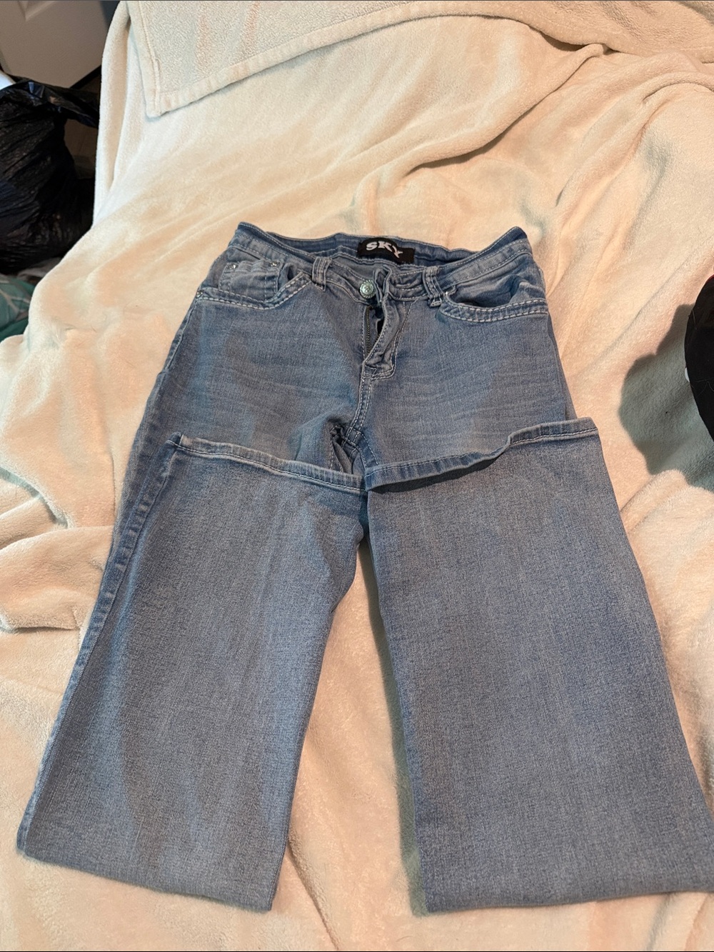 Sky Women's Blue Boot Cut Jeans
